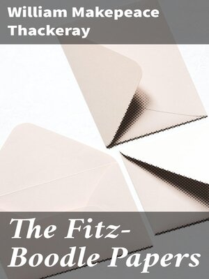 cover image of The Fitz-Boodle Papers